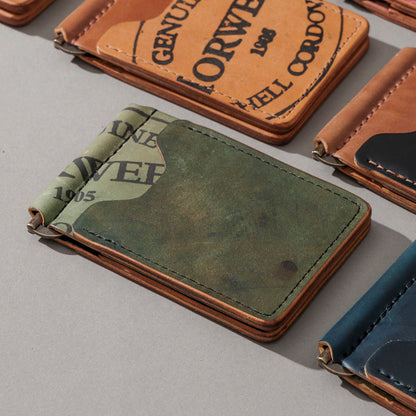 Shell Cordovan Mystery Capone Money Clip