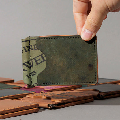 Shell Cordovan Mystery Capone Money Clip