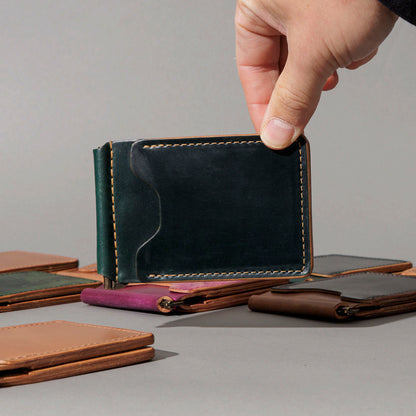 Shell Cordovan Mystery Capone Money Clip