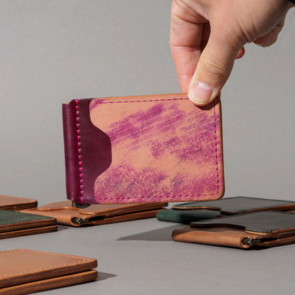 Shell Cordovan Mystery Capone Money Clip
