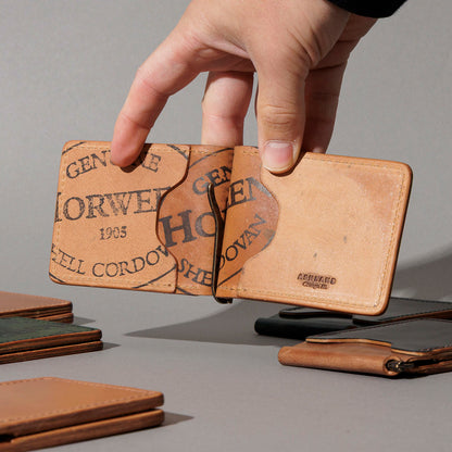 Shell Cordovan Mystery Capone Money Clip