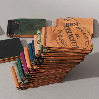 Shell Cordovan Mystery Capone Money Clip