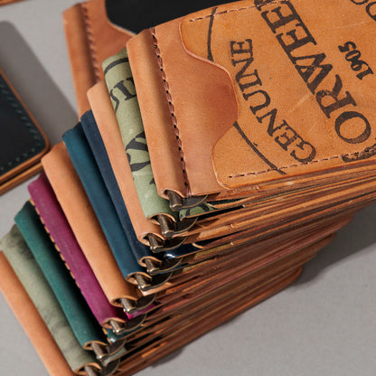 Shell Cordovan Mystery Capone Money Clip