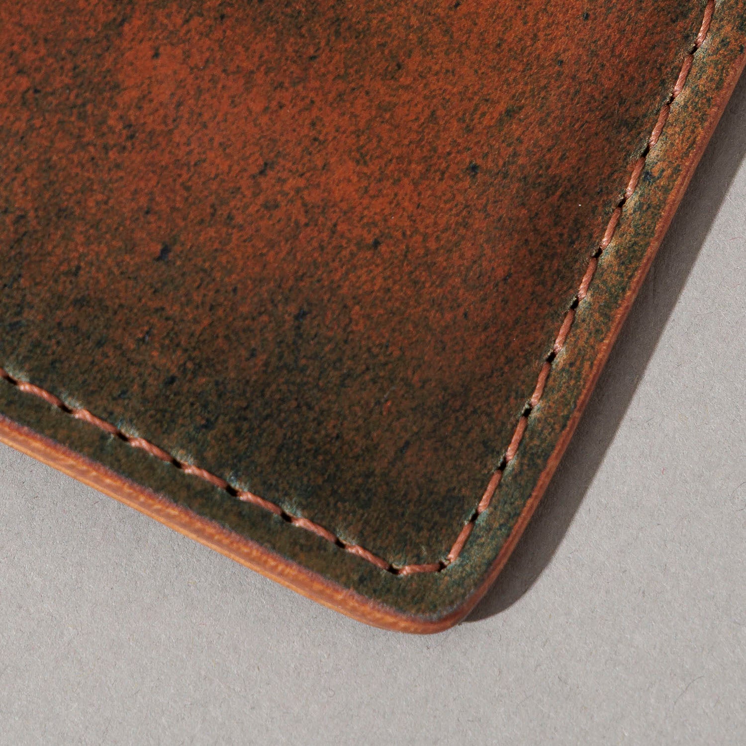 Johnny the Fox (Marbled Green / Amaretto Shell) | Horween® Leather