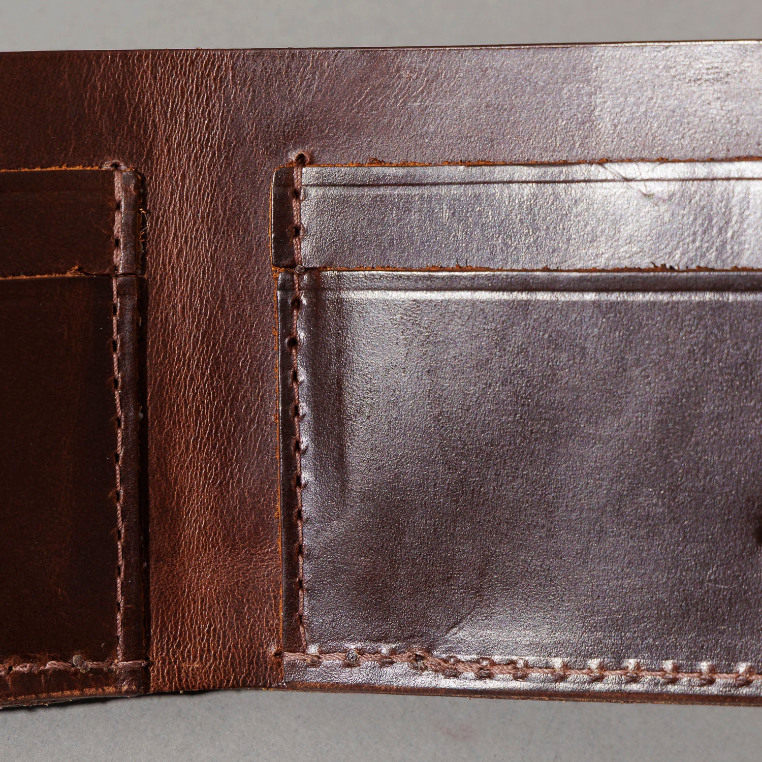 Prototype Nicky Slim Wallet (Brown Chromexcel) | Horween® Leather