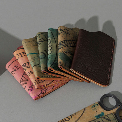 One-Off One-Shot Card Case in Reverse Green Shell Cordovan, group shot with other Fall Limited Release pieces