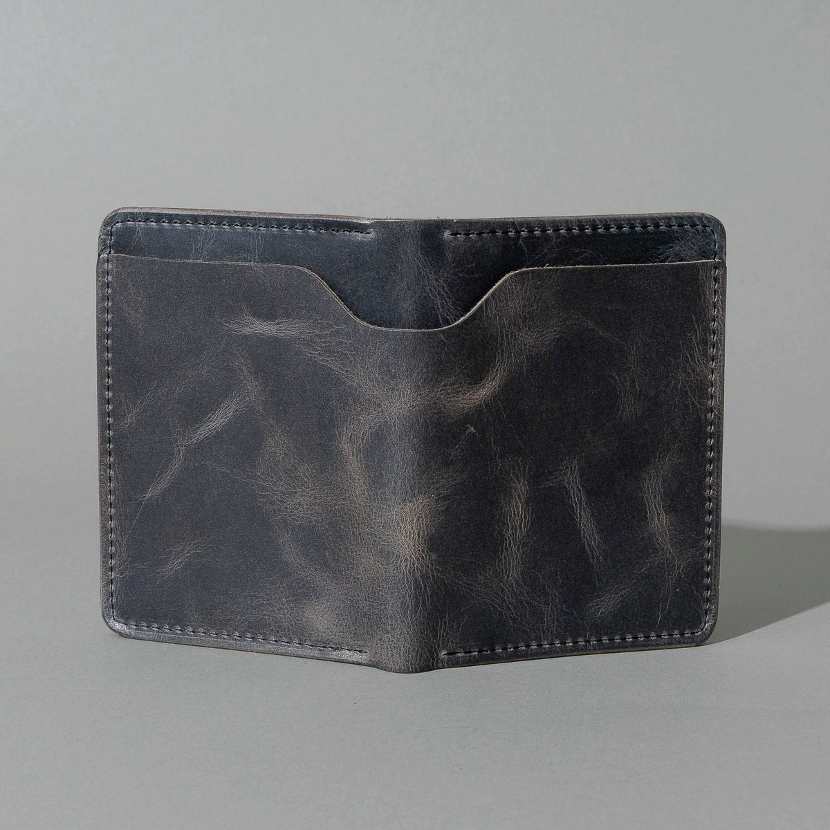 One-Off Fat Herbie in Slate Vintage, Horween® USA Stamp, back view