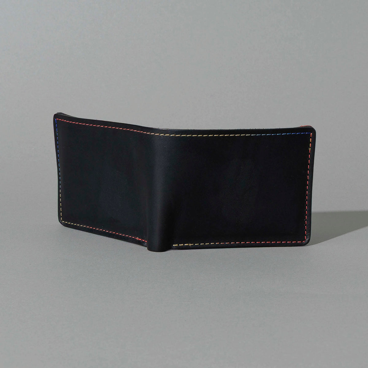 Johnny the Fox in Black Dublin with Multicolor Interior, front view, shot 3