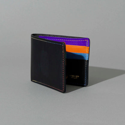 Johnny the Fox in Black Dublin with Multicolor Interior, front view, shot 1
