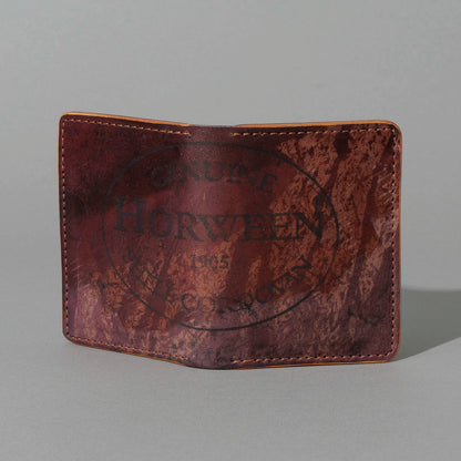 One-Off Vertical Bugs Moran in Hand-Glazed Reverse Color 8 Shell Cordovan, back view