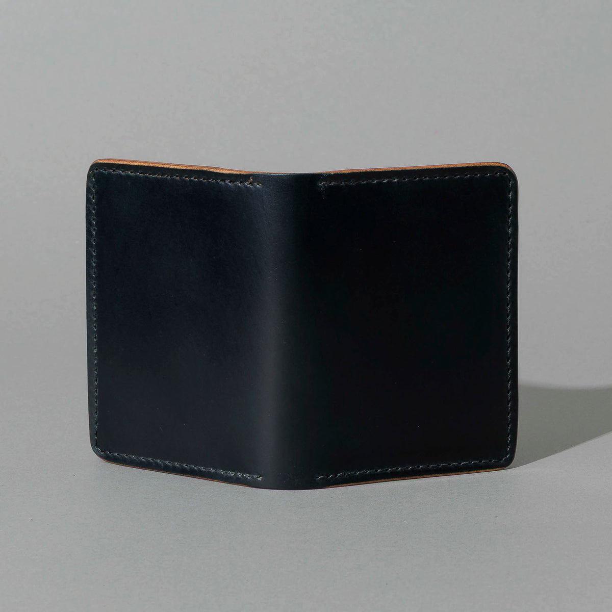 One-Off 50/50 Bugs Moran in Black and Reverse Shell Cordovan, back view