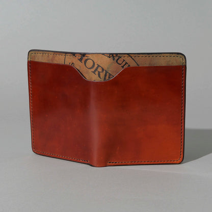 One-Off Fat Herbie in Garnet on Reverse Shell Cordovan, Black Details, back view