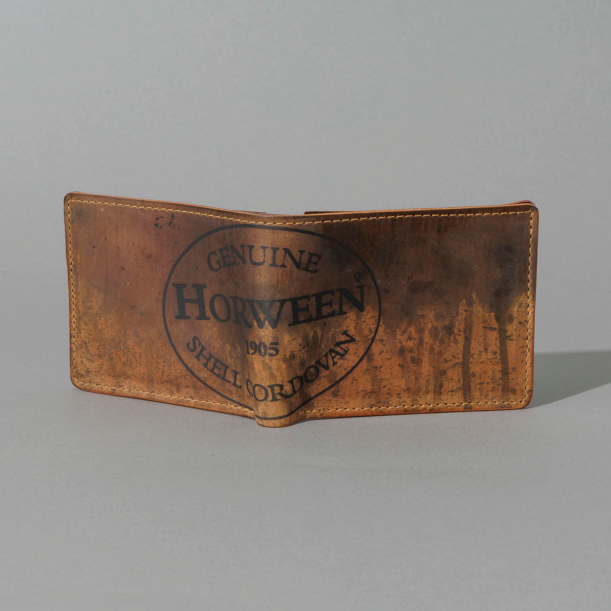 One-Off Johnny the Fox in Hand-Glazed Epic Reverse Cigar Shell Cordovan, back view