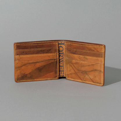 One-Off Johnny the Fox in Hand-Glazed Reverse Epic Splatter Cigar Shell Cordovan, open, showing interior