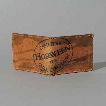 One-Off Johnny the Fox in Hand-Glazed Reverse Epic Splatter Cigar Shell Cordovan, back view
