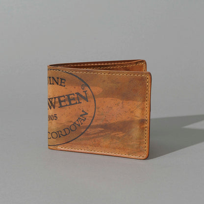 One-Off Johnny the Fox in Hand-Glazed Reverse Epic Splatter Cigar Shell Cordovan, front view
