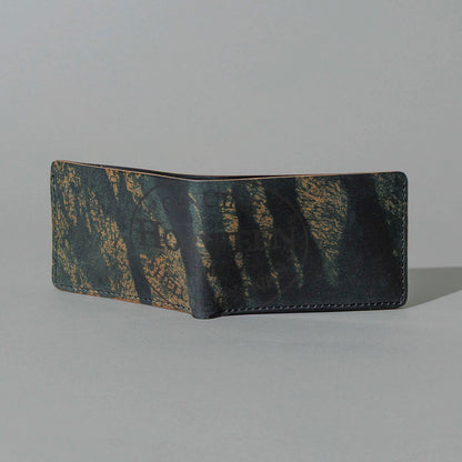 One-Off Nicky Slim in Hand-Glazed Epic Splatter Reverse Green Shell Cordovan, back view