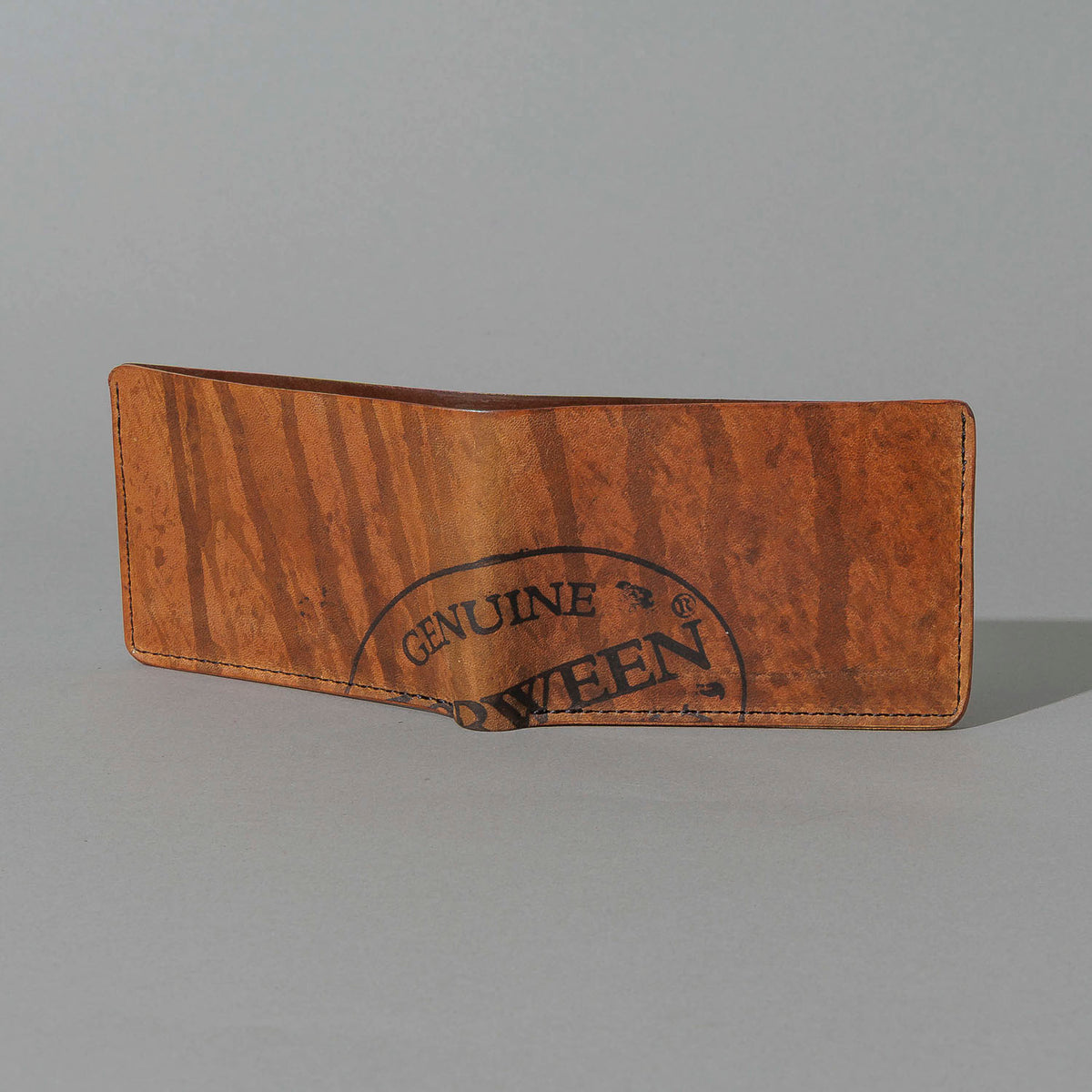 One-Off Nicky Slim in Hand-Glazed Reverse Epic Splatter Cigar Shell Cordovan, back view