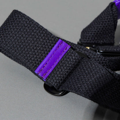 One-Off Sling Bag in Violet Latigo, close-up detail, shot 2