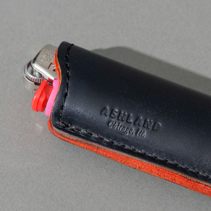 One-Off Skeleton Lighter in Black Shell Cordovan, close-up detail