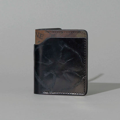 One-Off Tony the Ant in Branded Black and Reverse Shell Cordovan, Number Six Embroidery, front view, shot 3