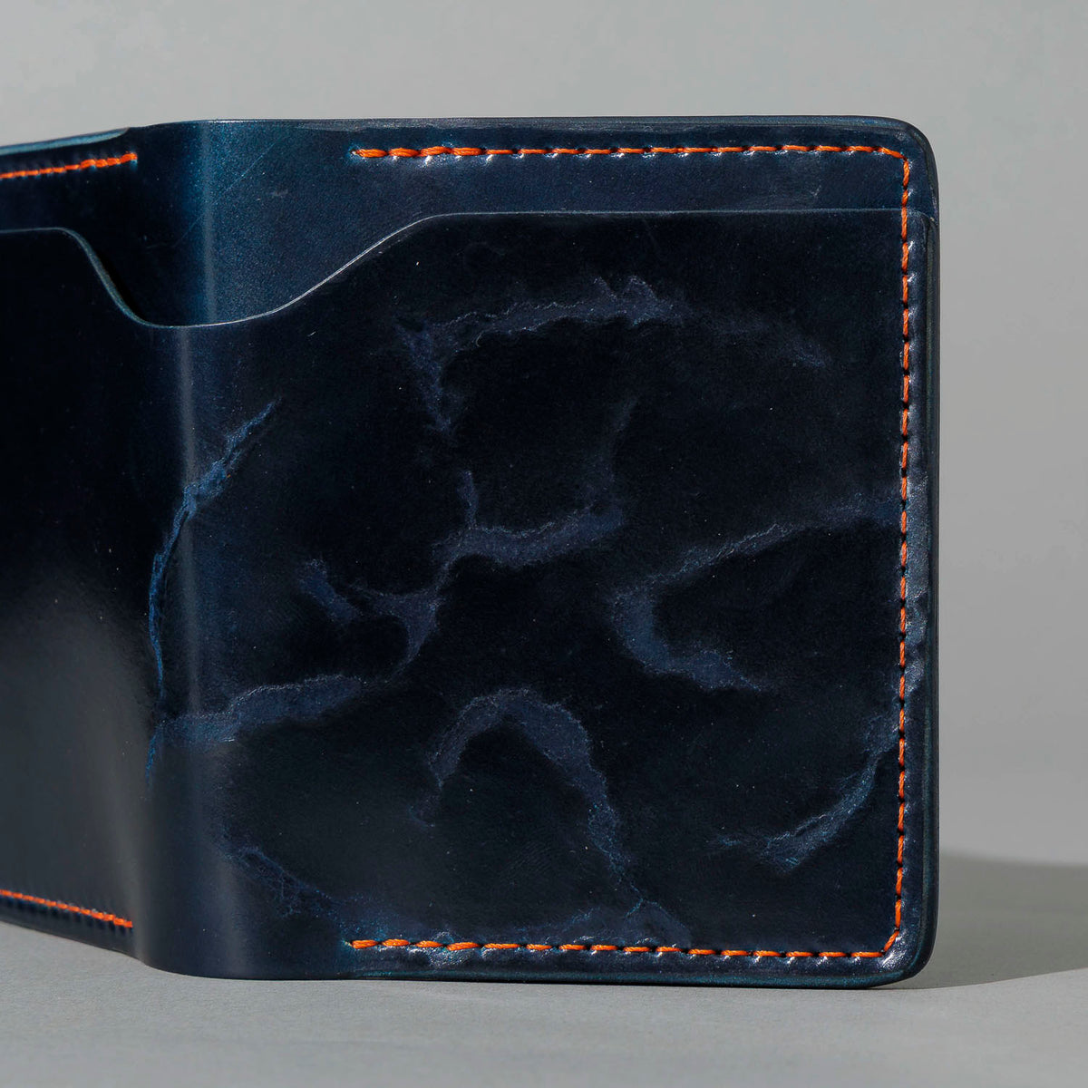 One-Off Tony the Ant in Branded Blue Shell Cordovan, close-up detail, shot 1