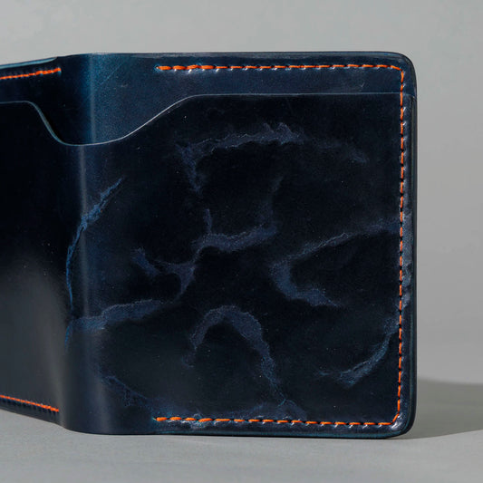 One-Off Tony the Ant in Branded Blue Shell Cordovan, close-up detail, shot 1