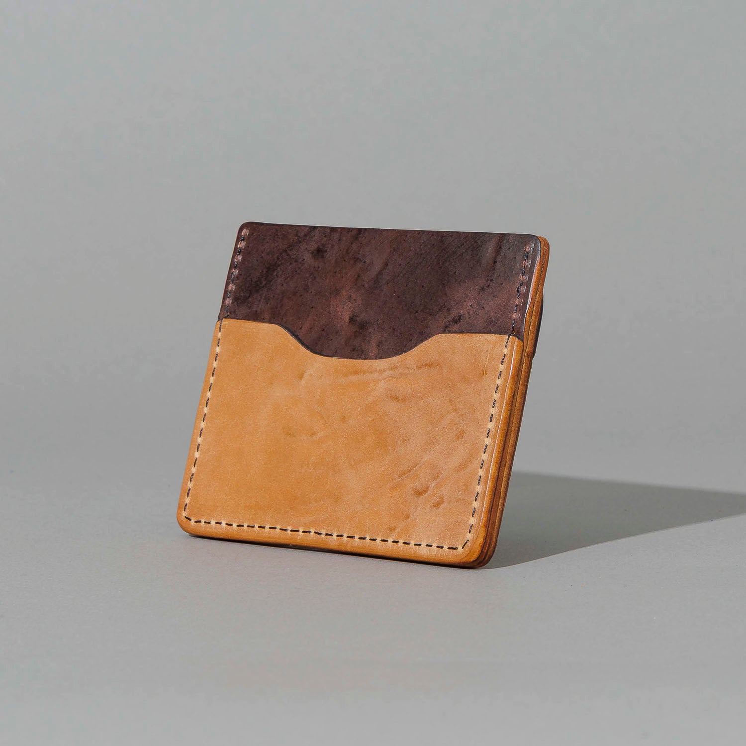 One-Off Frankenstein in Tumbled Natural Shell Cordovan, front view, shot 2