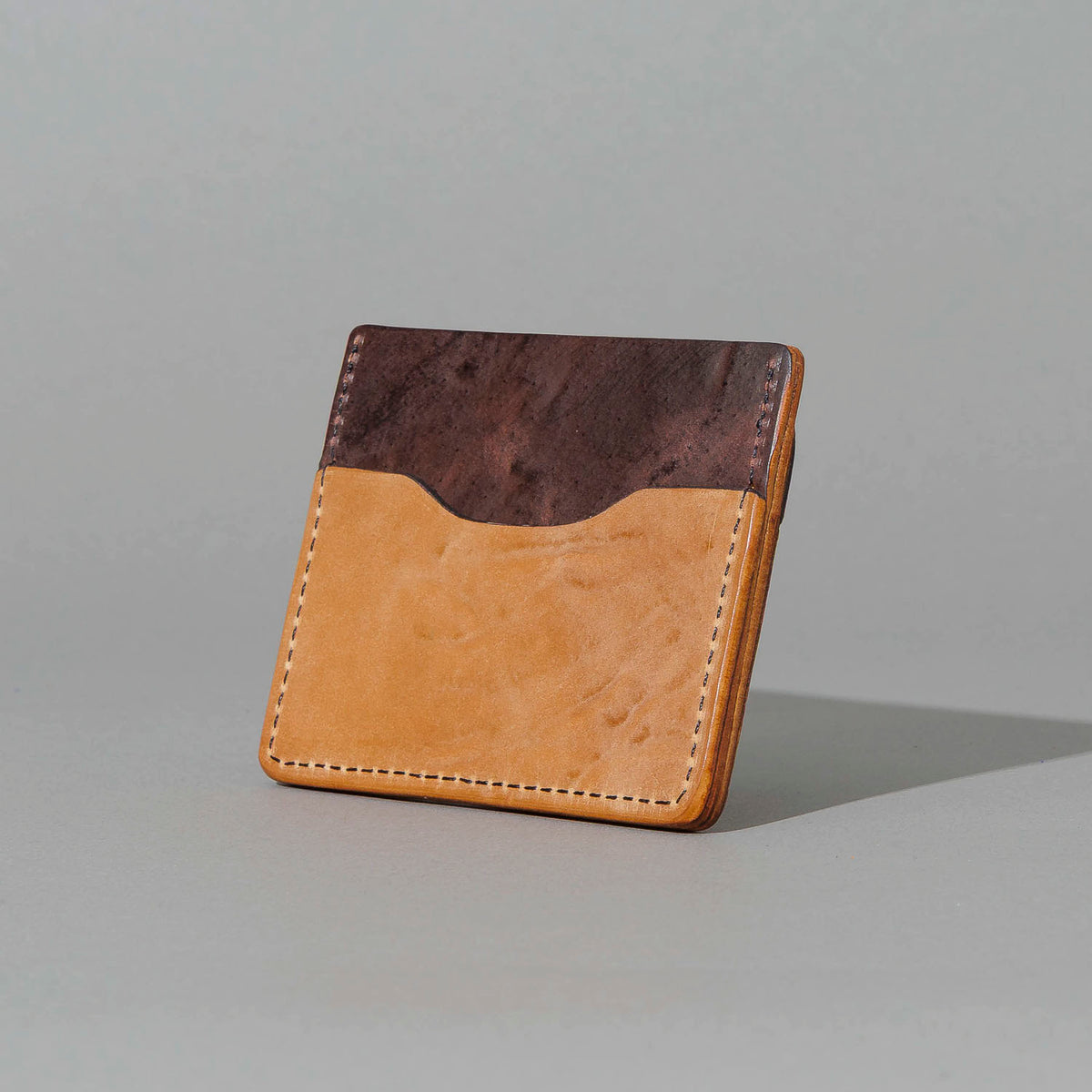 One-Off Frankenstein in Tumbled Natural Shell Cordovan, front view, shot 2