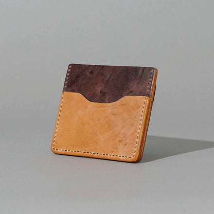 One-Off Frankenstein in Tumbled Natural Shell Cordovan, front view, shot 2