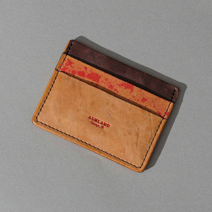 One-Off Frankenstein in Tumbled Natural Shell Cordovan, angled view lying flat