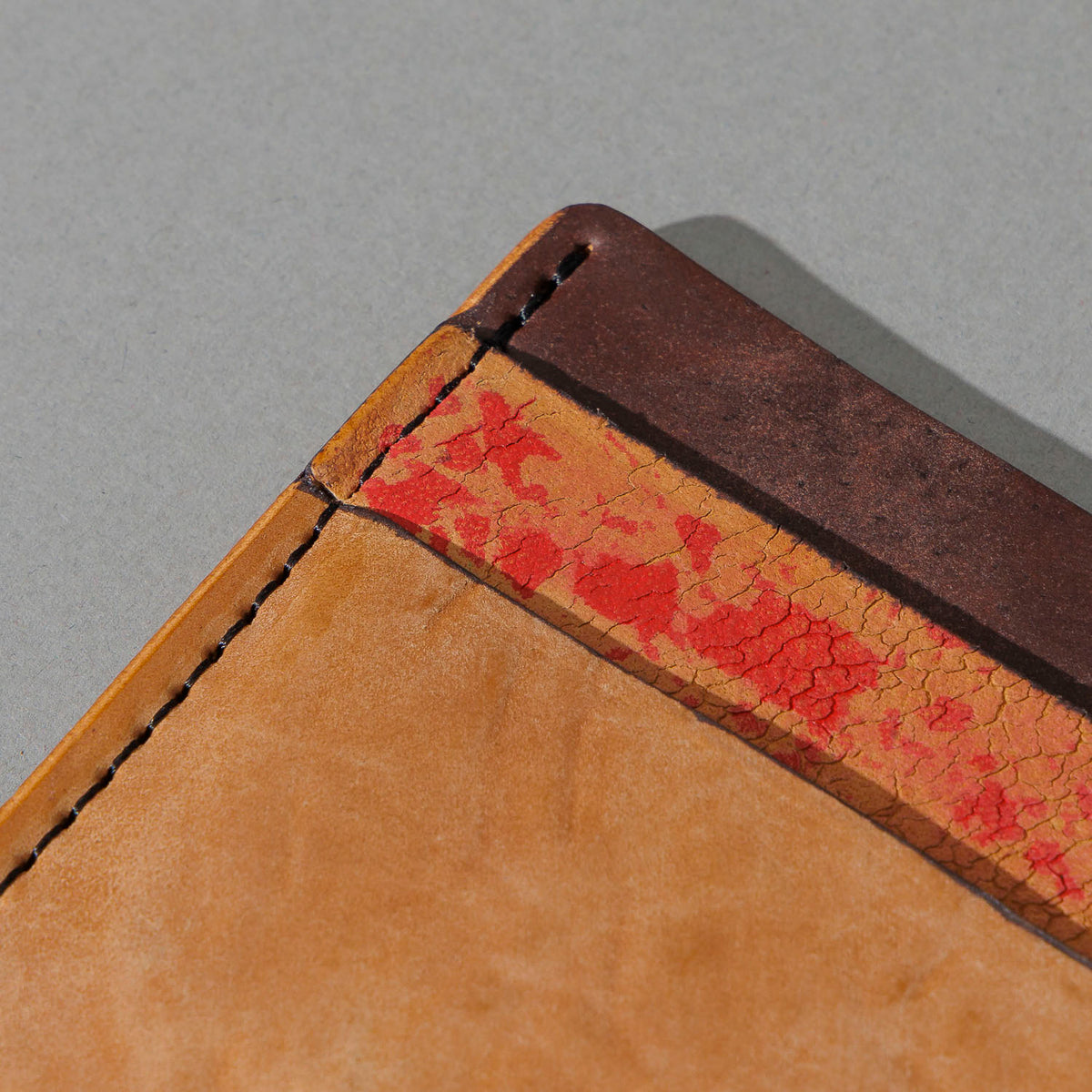 One-Off Frankenstein in Tumbled Natural Shell Cordovan, close-up detail, shot 1