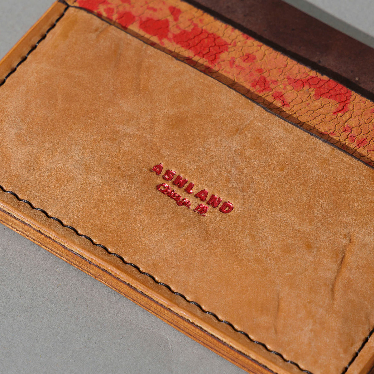 One-Off Frankenstein in Tumbled Natural Shell Cordovan, close-up detail, shot 2