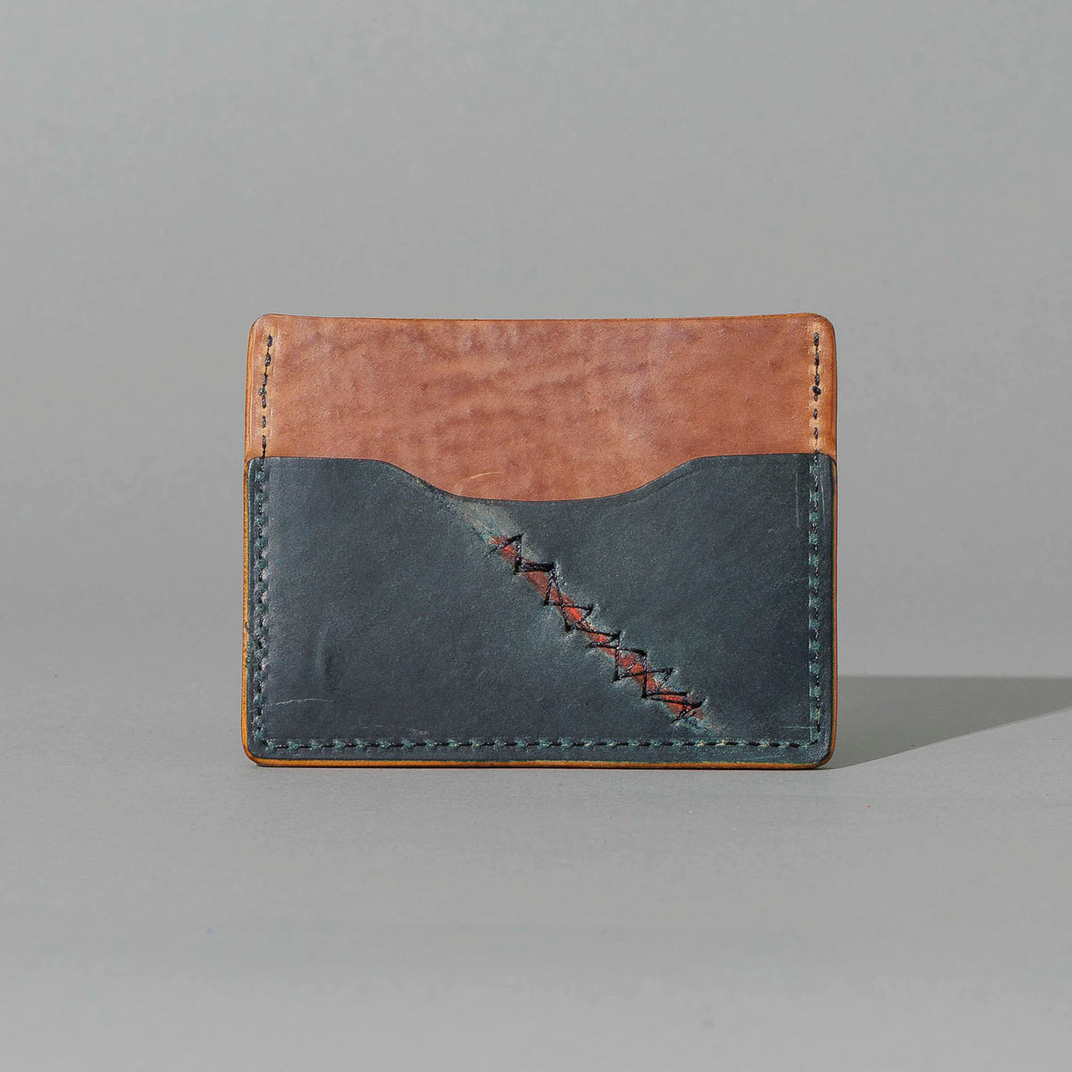 One-Off Frankenstein in Crackled Reverse Natural Shell Cordovan, back view, shot 2