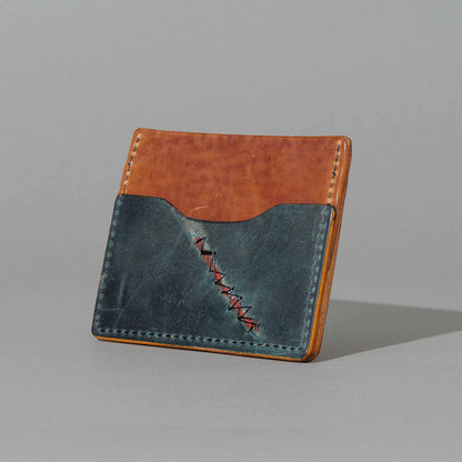 One-Off Frankenstein in Crackled Reverse Natural Shell Cordovan, back view, shot 1