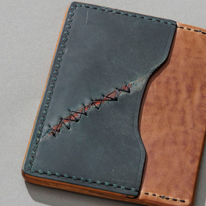 One-Off Frankenstein in Crackled Reverse Natural Shell Cordovan, close-up detail, shot 4