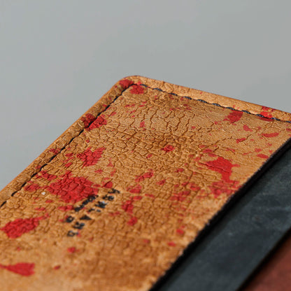 One-Off Frankenstein in Crackled Reverse Natural Shell Cordovan, close-up detail, shot 5