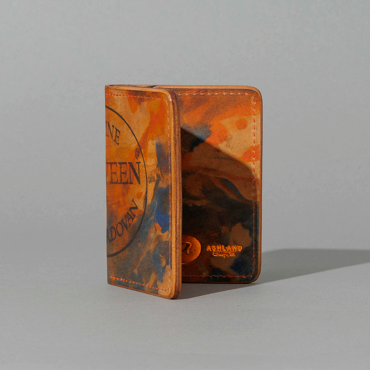 One-Off Bugs Moran in Psychedelic Shell Cordovan, standing upright, side angle
