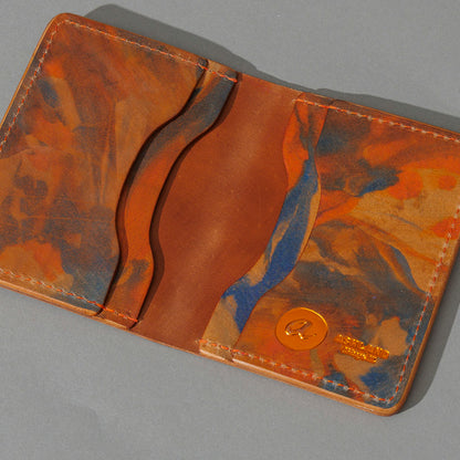 One-Off Bugs Moran in Psychedelic Shell Cordovan, open, showing interior, shot 2