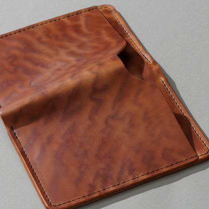 Fat Herbie "Brains" in Epic Natural Shell Cordovan with Reverse Interior, Stitched Scar Marks, close-up detail, shot 1