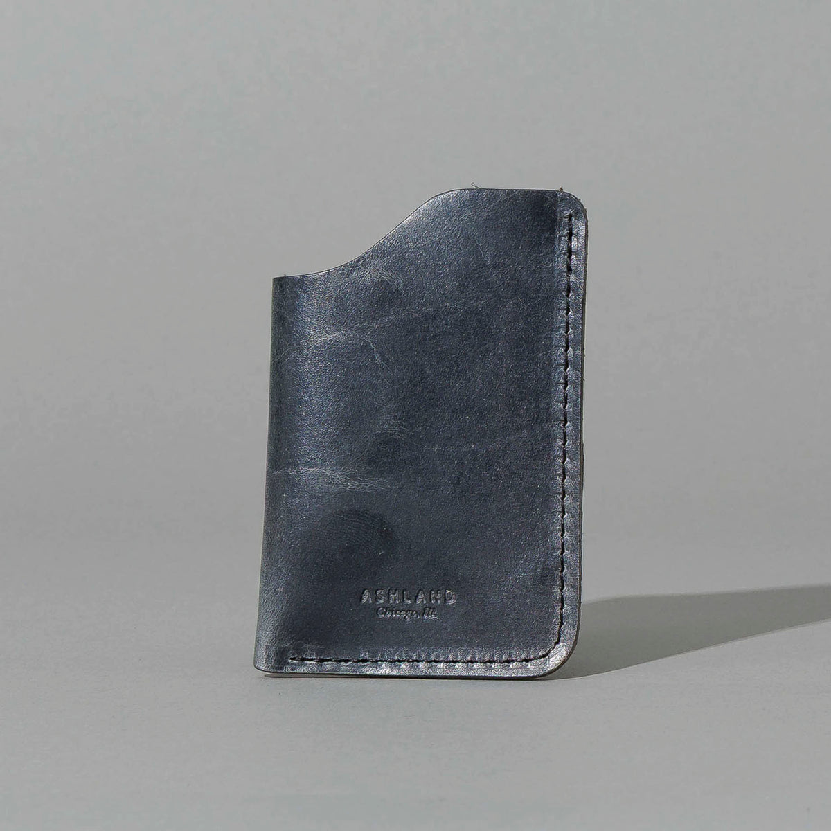 One-Shot Card Case in Slate Vintage, front view, shot 2