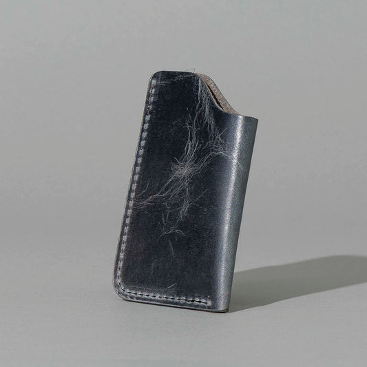 One-Shot Card Case in Slate Vintage, front view, shot 1