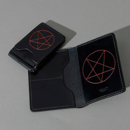 One-Off Traveler Passport Holder in Black Shell Cordovan, group shot with other Fall Limited Release pieces, shot 2