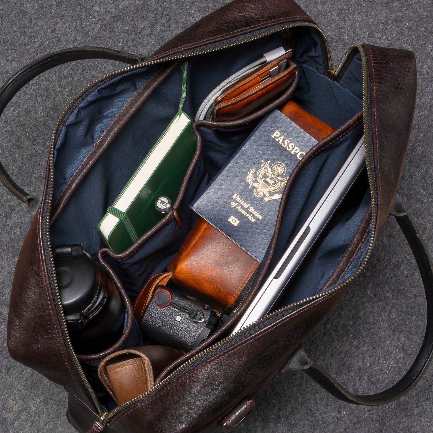 LaSalle Leather Briefcase: Horween Aspen Edition | Ashland Leather