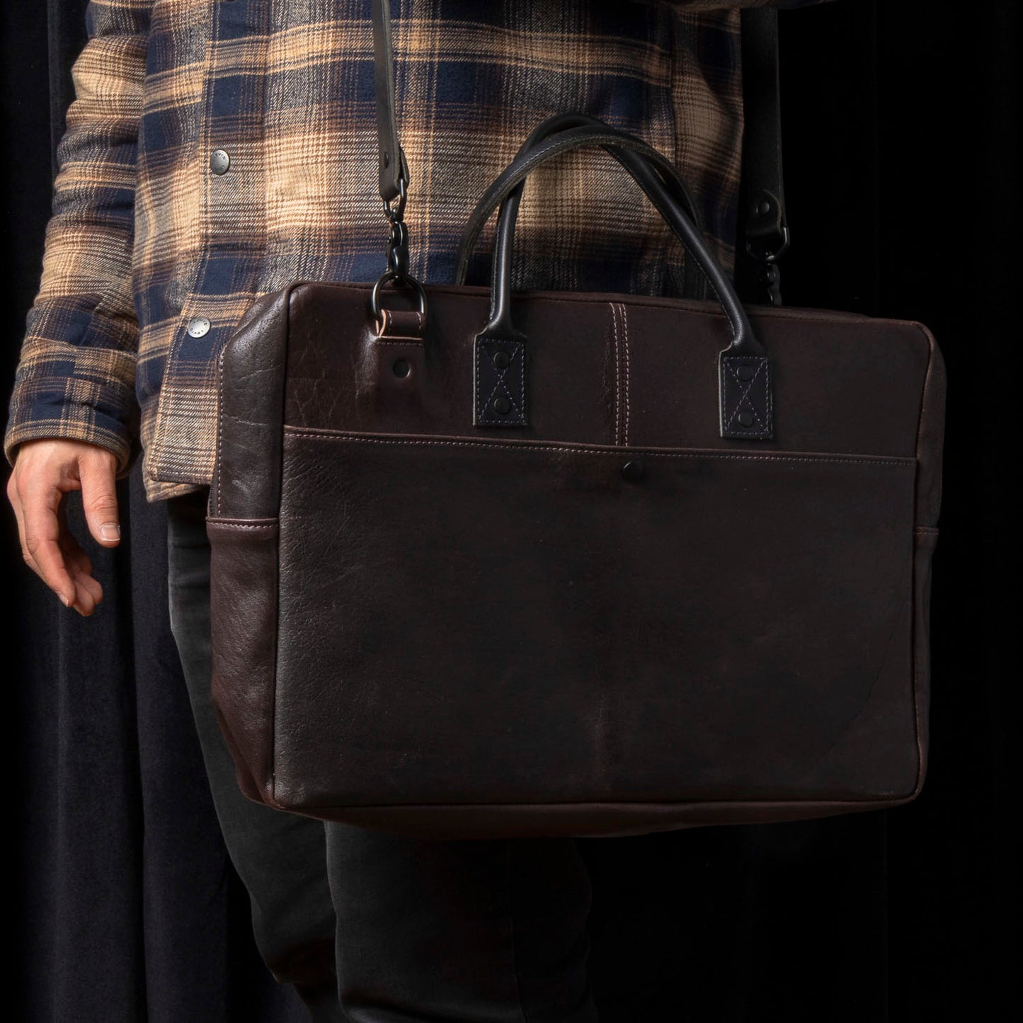 SAMPLE 16" Partial-Padded Laptop Briefcase