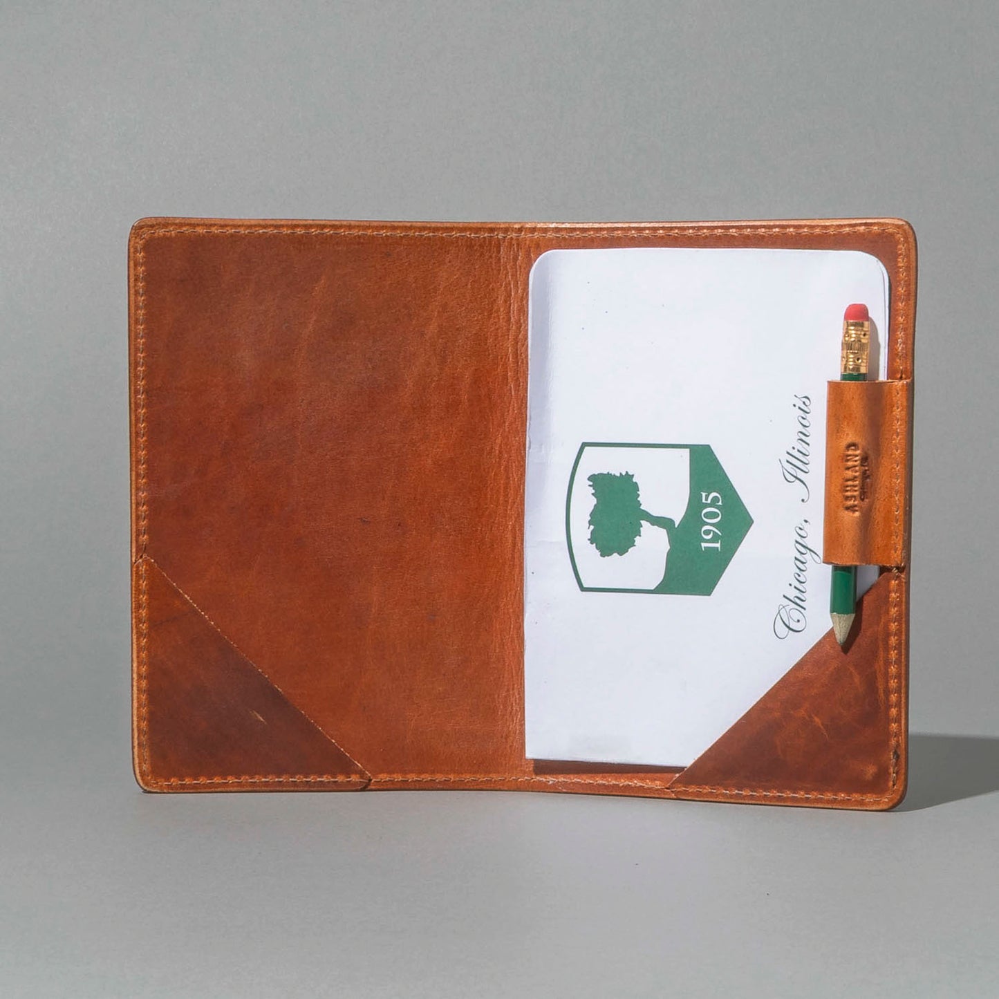 Leather Golf Scorecard Holder