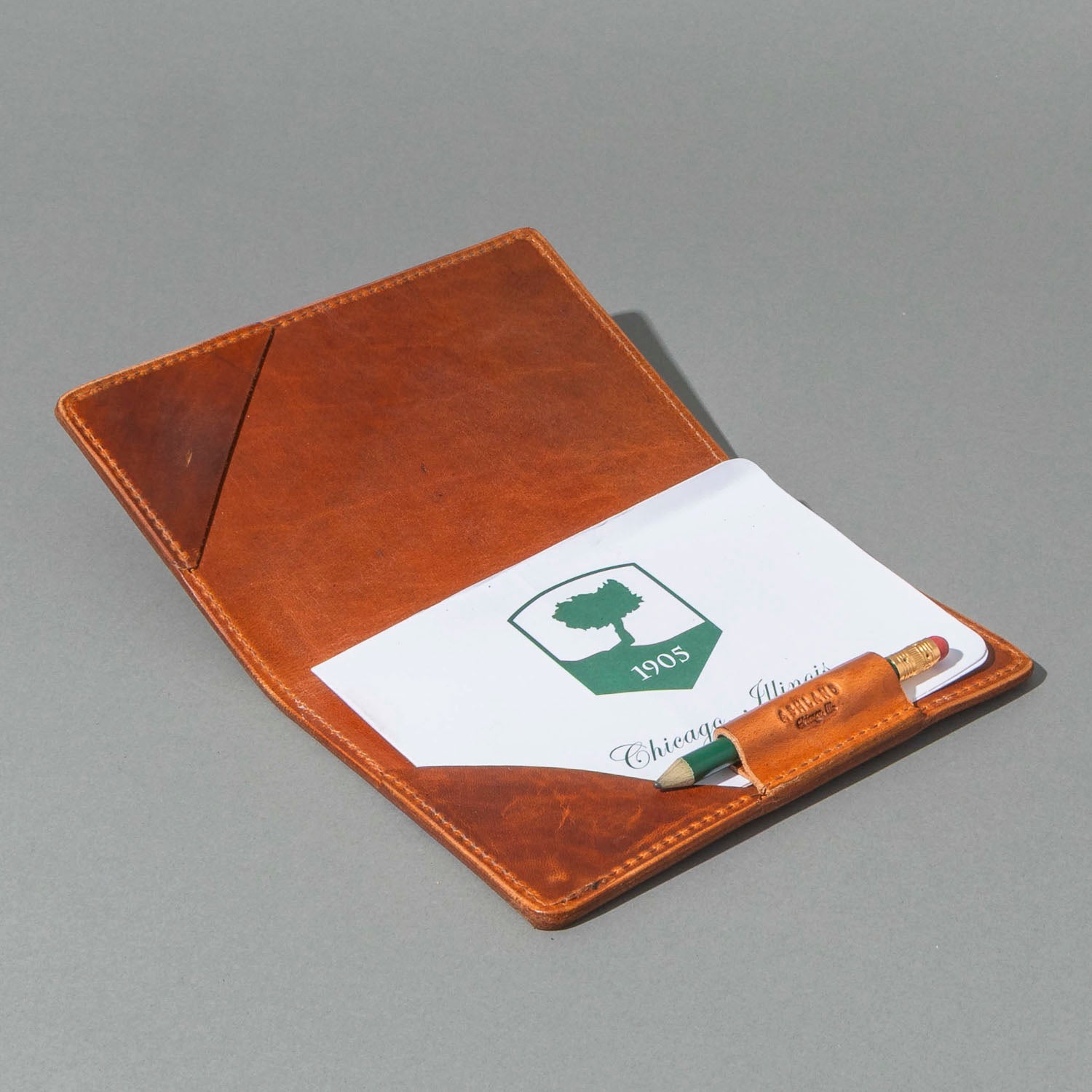 Leather Golf Scorecard Holder