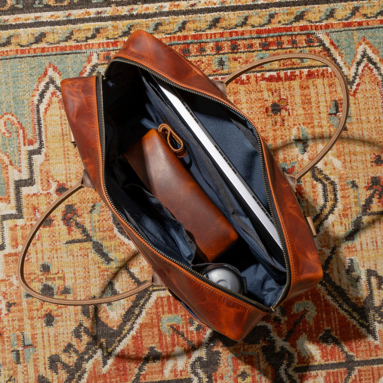 One-Off LaSalle Leather Briefcase