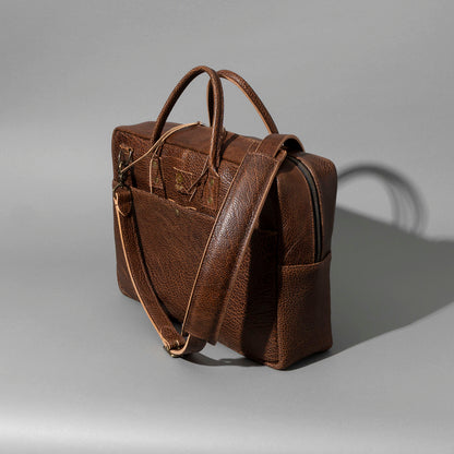 One-Off LaSalle Leather Briefcase