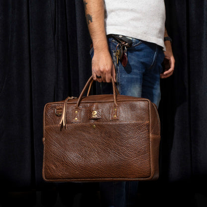 One-Off LaSalle Leather Briefcase